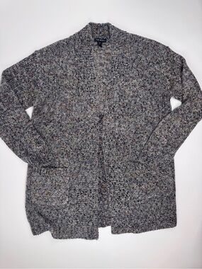 NWOT Tribal Multitone Open-Front Women's Cardigan